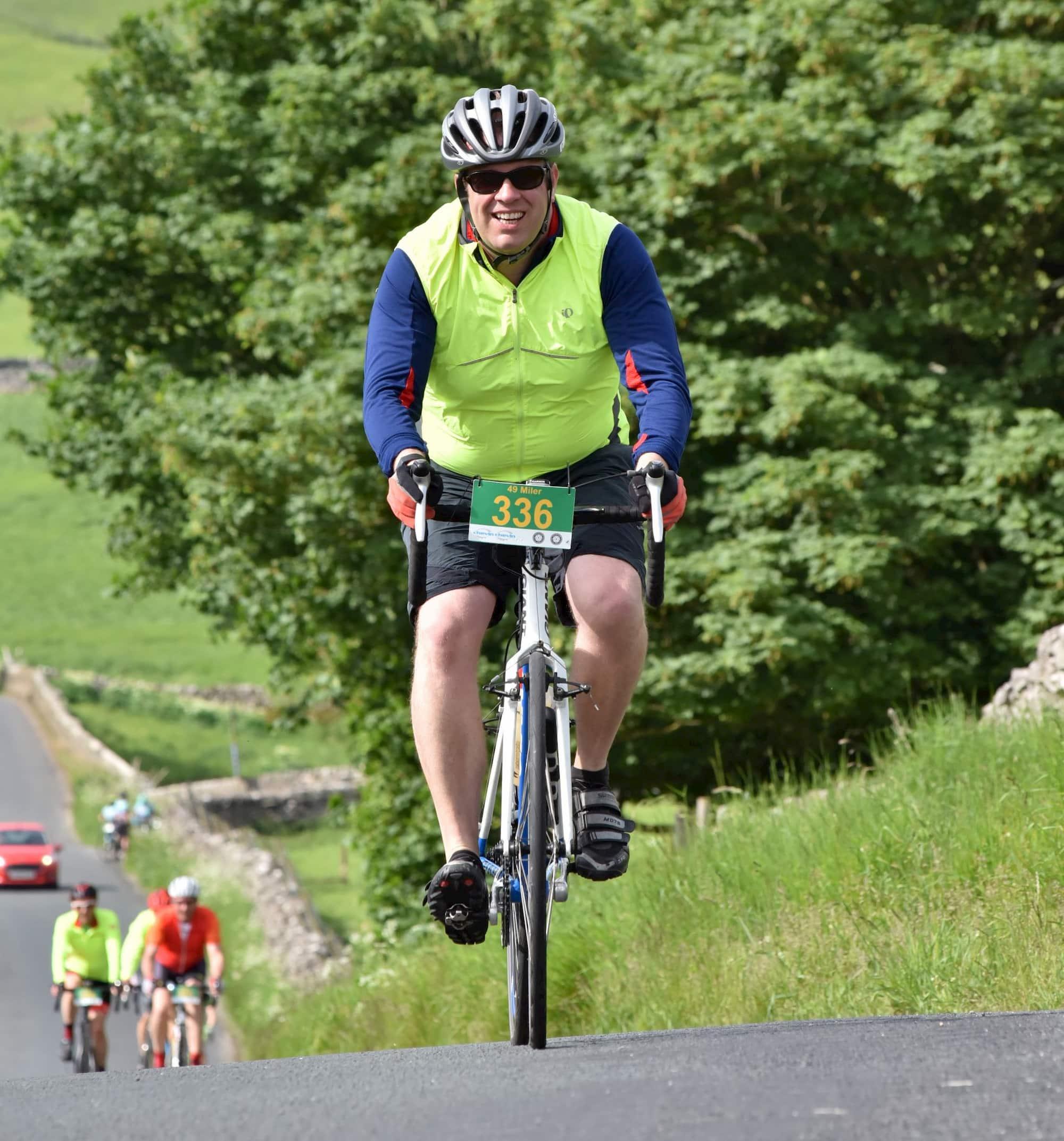 Rob on his bike